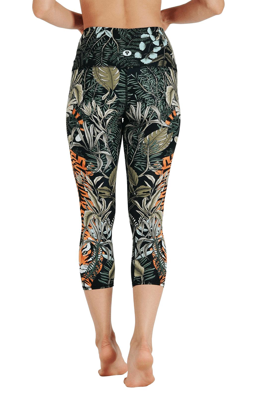 Rawr Talent Printed Yoga Crops Back