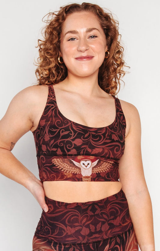 Limitless Sports Bra in Wisdom Seeker - Medium Support, A - E Cups | Yoga Democracy | Evolve Fit Wear