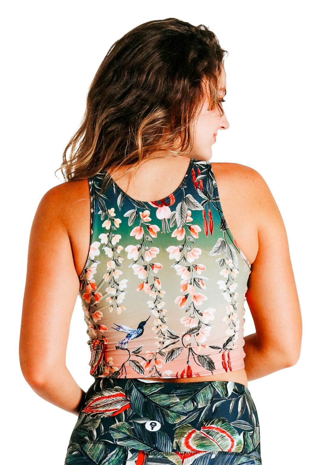 Reversible Knot Top in Feeling Ferntastic | Yoga Democracy | Evolve Fit Wear