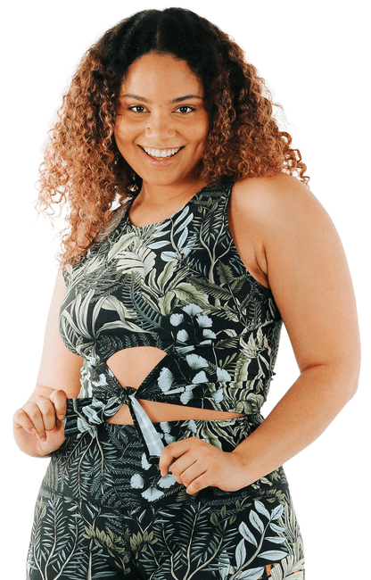 Reversible Knot Top in Rawr Talent | Yoga Democracy | Evolve Fit Wear