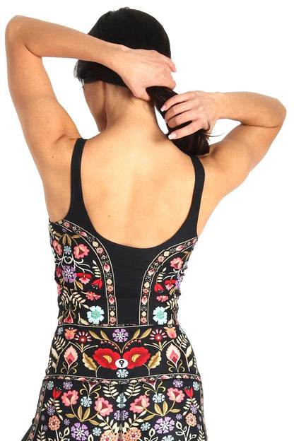 Om Tank in Rustica | Yoga Democracy | Evolve Fit Wear