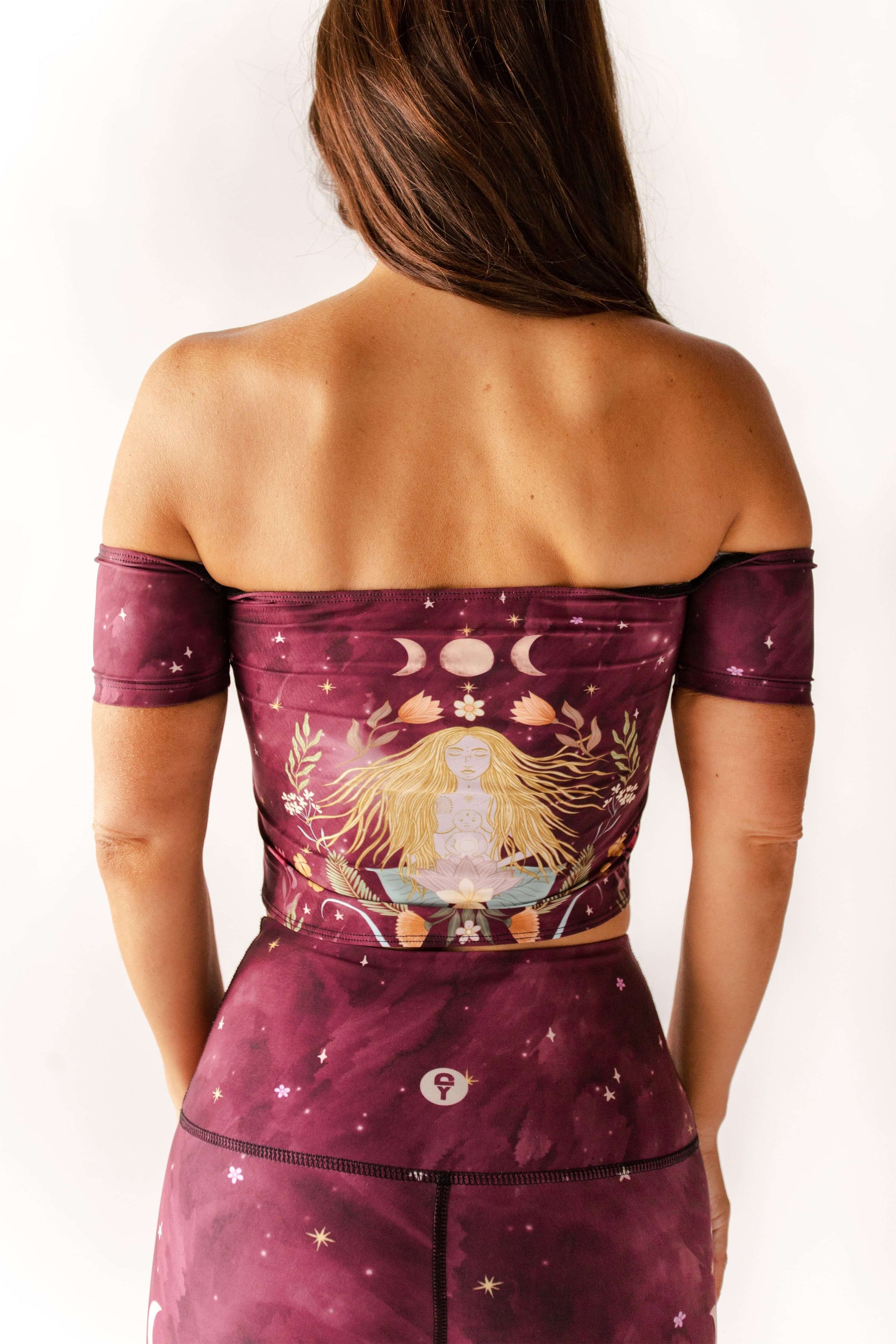 Off The Shoulder Bandeau in The Creator | Yoga Democracy | Evolve Fit Wear