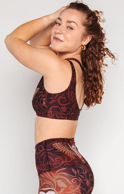 The Maverick Bra in Wisdom Seeker | Yoga Democracy | Evolve Fit Wear