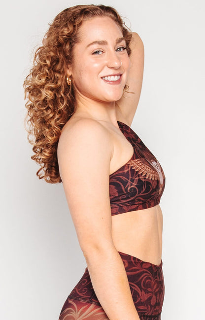 The Maverick Bra in Wisdom Seeker | Yoga Democracy | Evolve Fit Wear