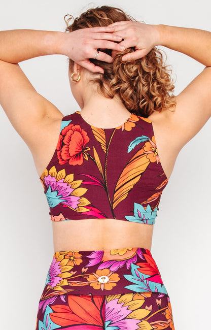 Reversible Twist Top in Indie Flow | Yoga Democracy | Evolve Fit Wear