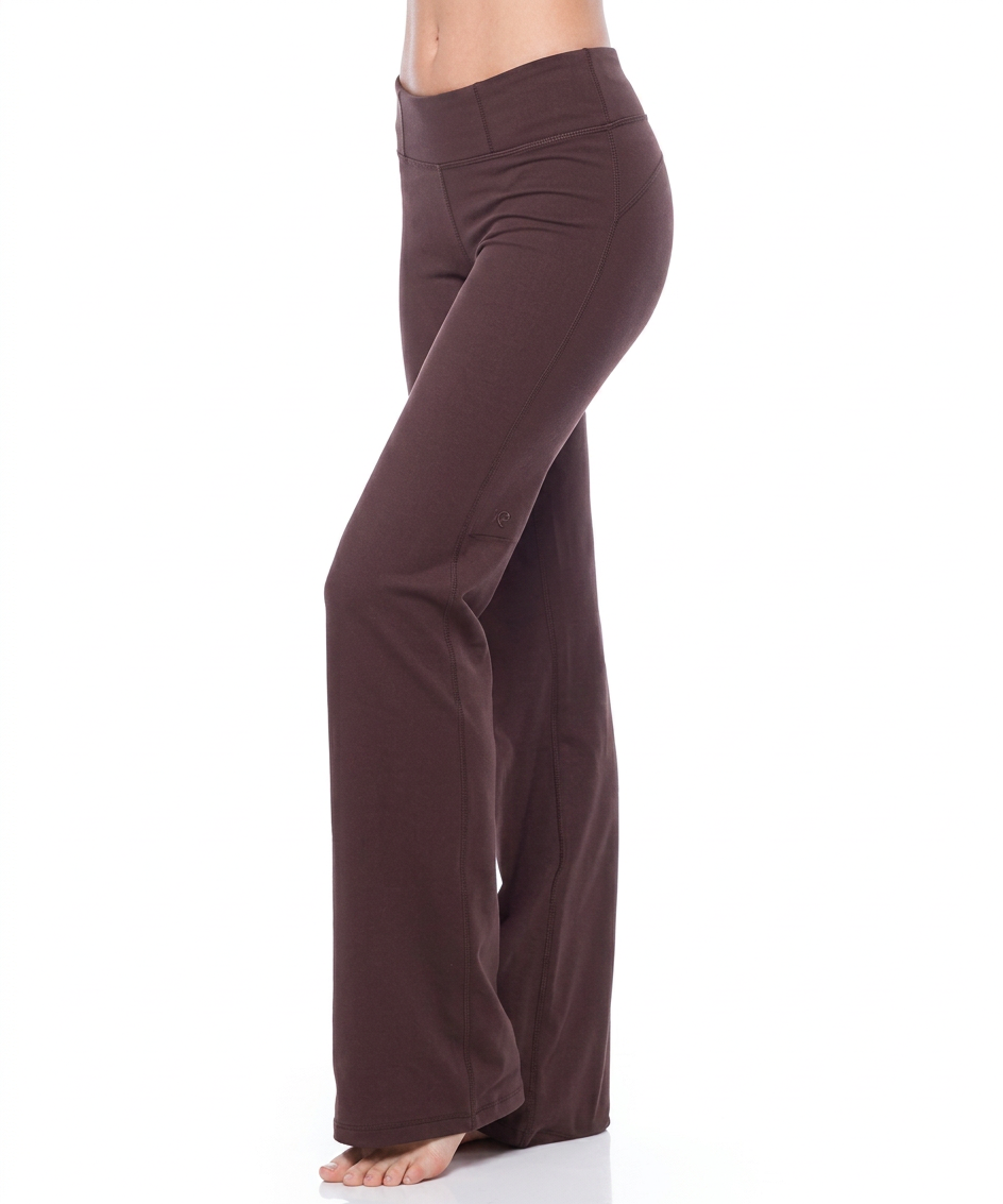 Straight Leg Sweatpants with Flat Waistband and Relaxed Fit