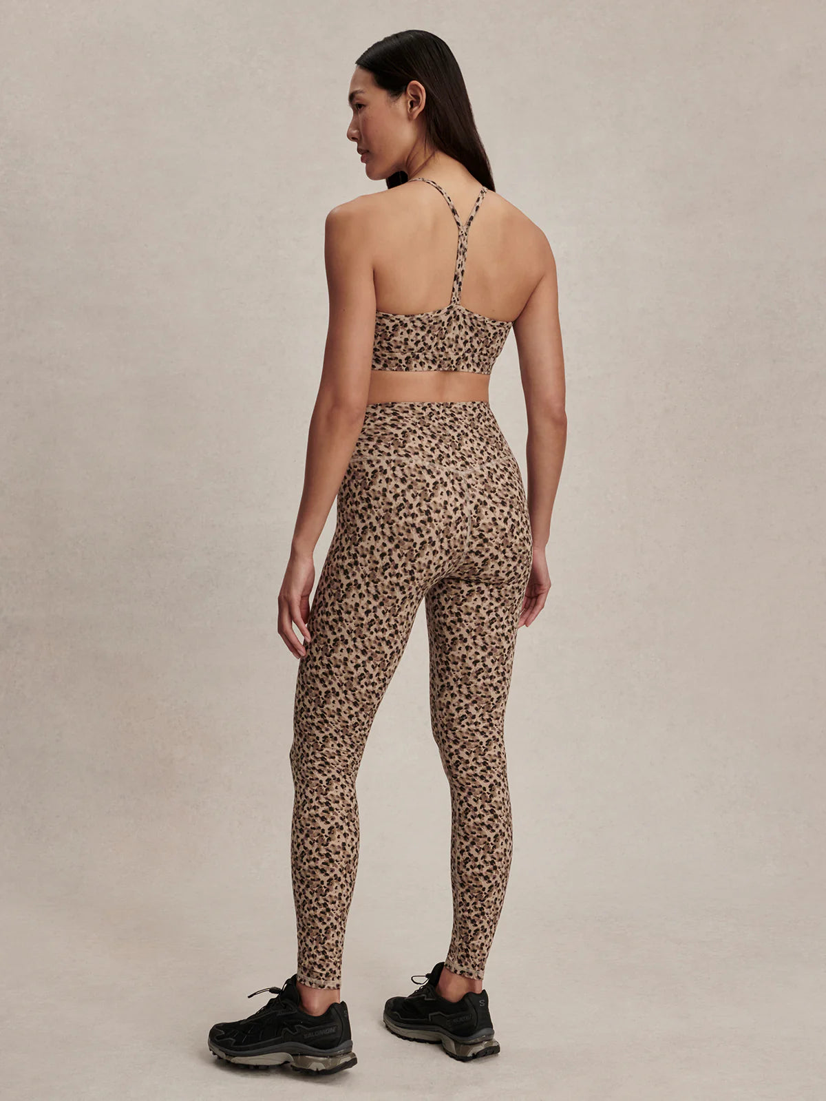 FreeSoft High Rise Leggings - Coffee Quartz Cheetah