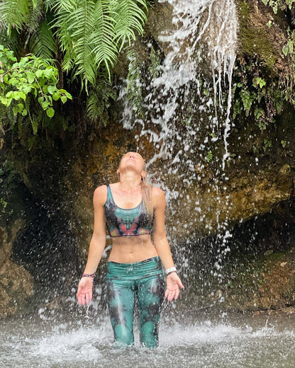 Eagle Feather Green Hot Pant | Teeki | Evolve Fit Wear
