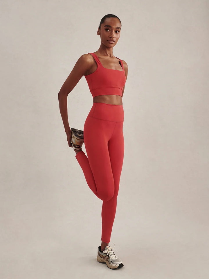 FreeSoft™ Cori Compression Sports Bra - Pink Begonia