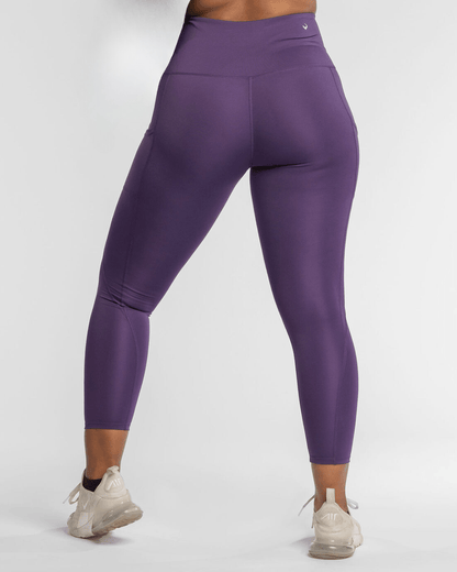 Hi Five Pocketed High-Waist Leggings - Purple Craze