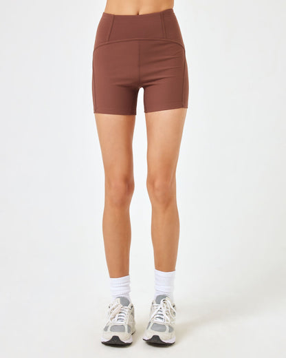 Revel Short - Cafe | LSPACE | Evolve Fit Wear