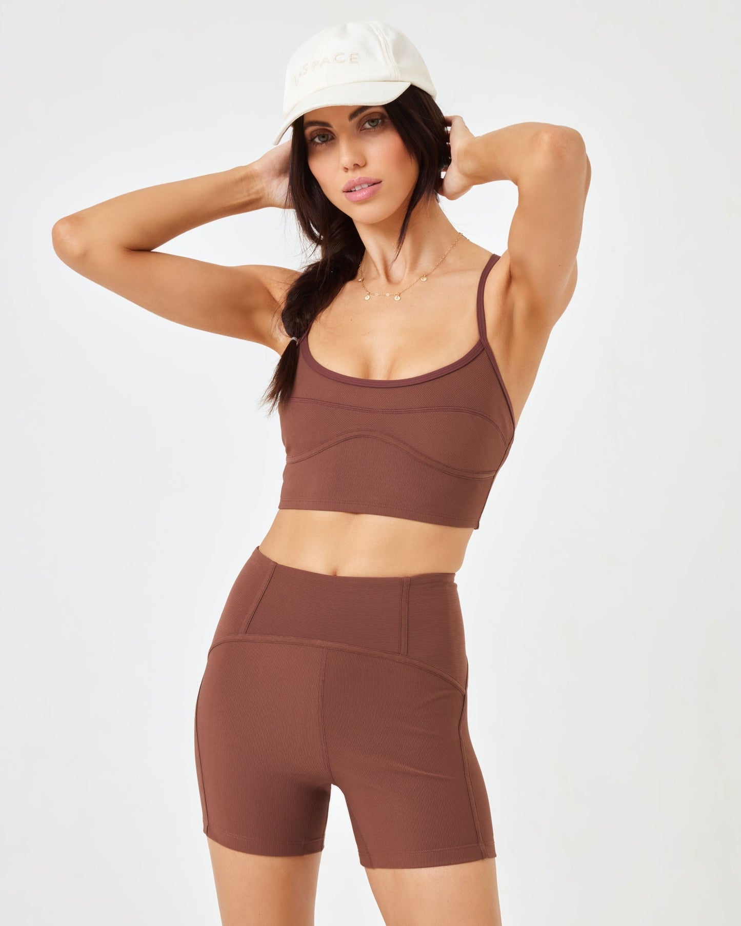 Revel Short - Cafe | LSPACE | Evolve Fit Wear