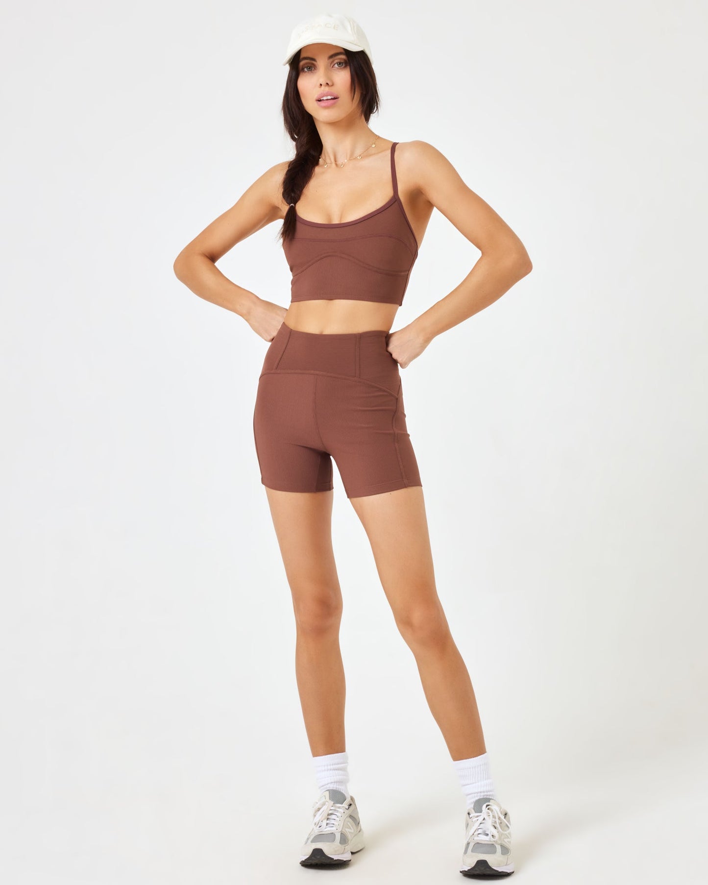 Revel Short - Cafe | LSPACE | Evolve Fit Wear