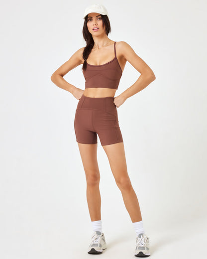 Revel Short - Cafe | LSPACE | Evolve Fit Wear
