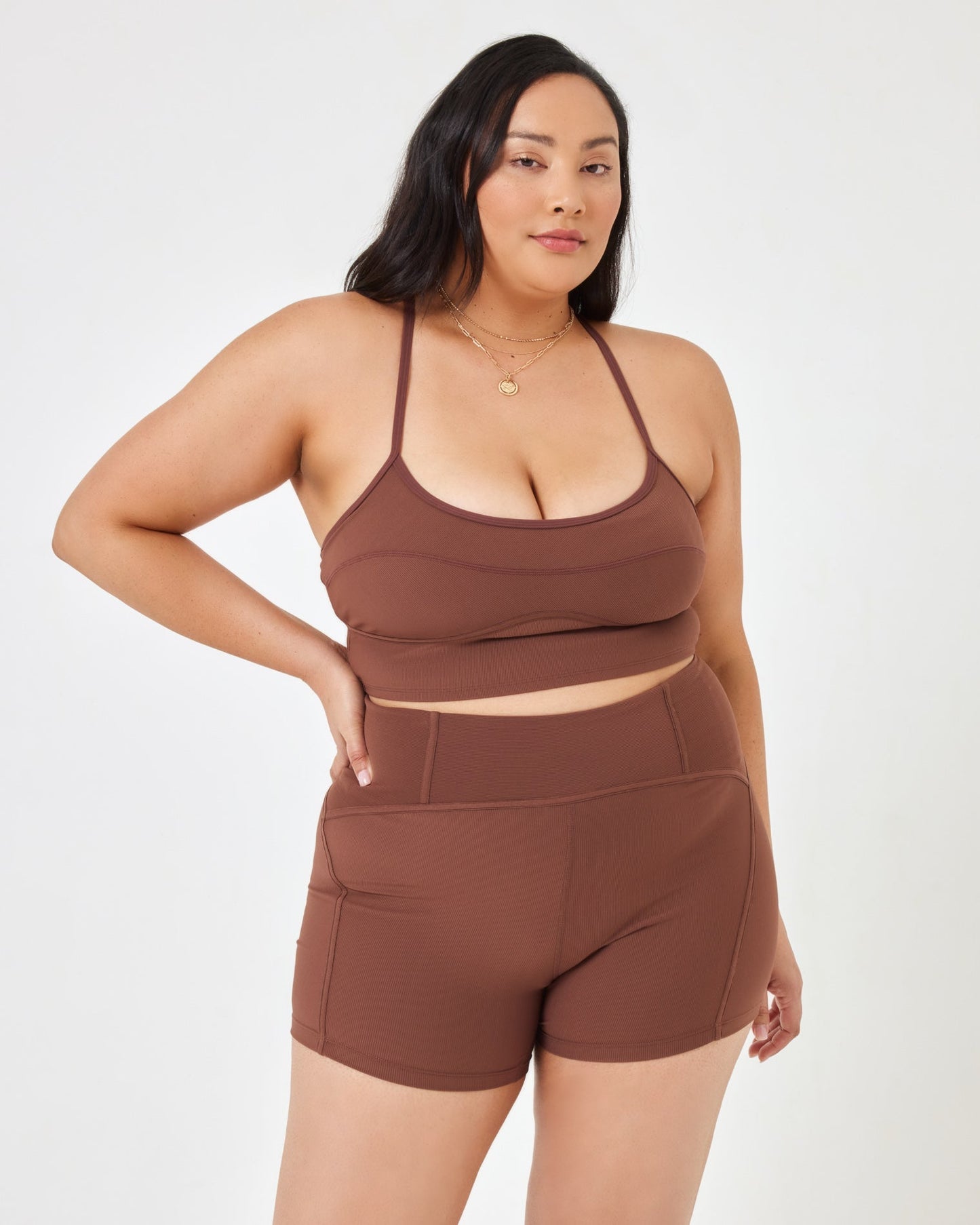 Revel Short - Cafe | LSPACE | Evolve Fit Wear