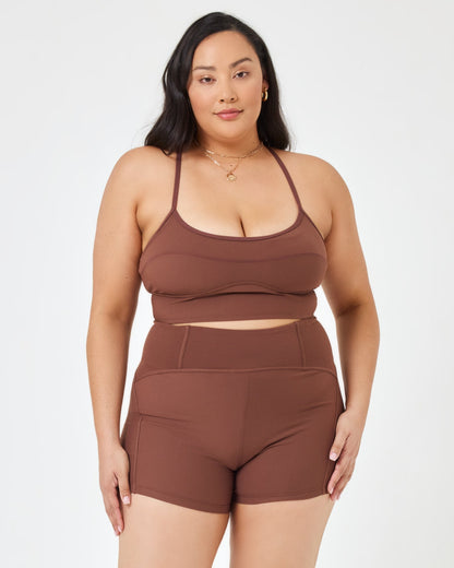 Revel Short - Cafe | LSPACE | Evolve Fit Wear