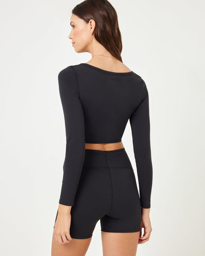 En Pointe Top - Black | LSPACE | Evolve Fit Wear