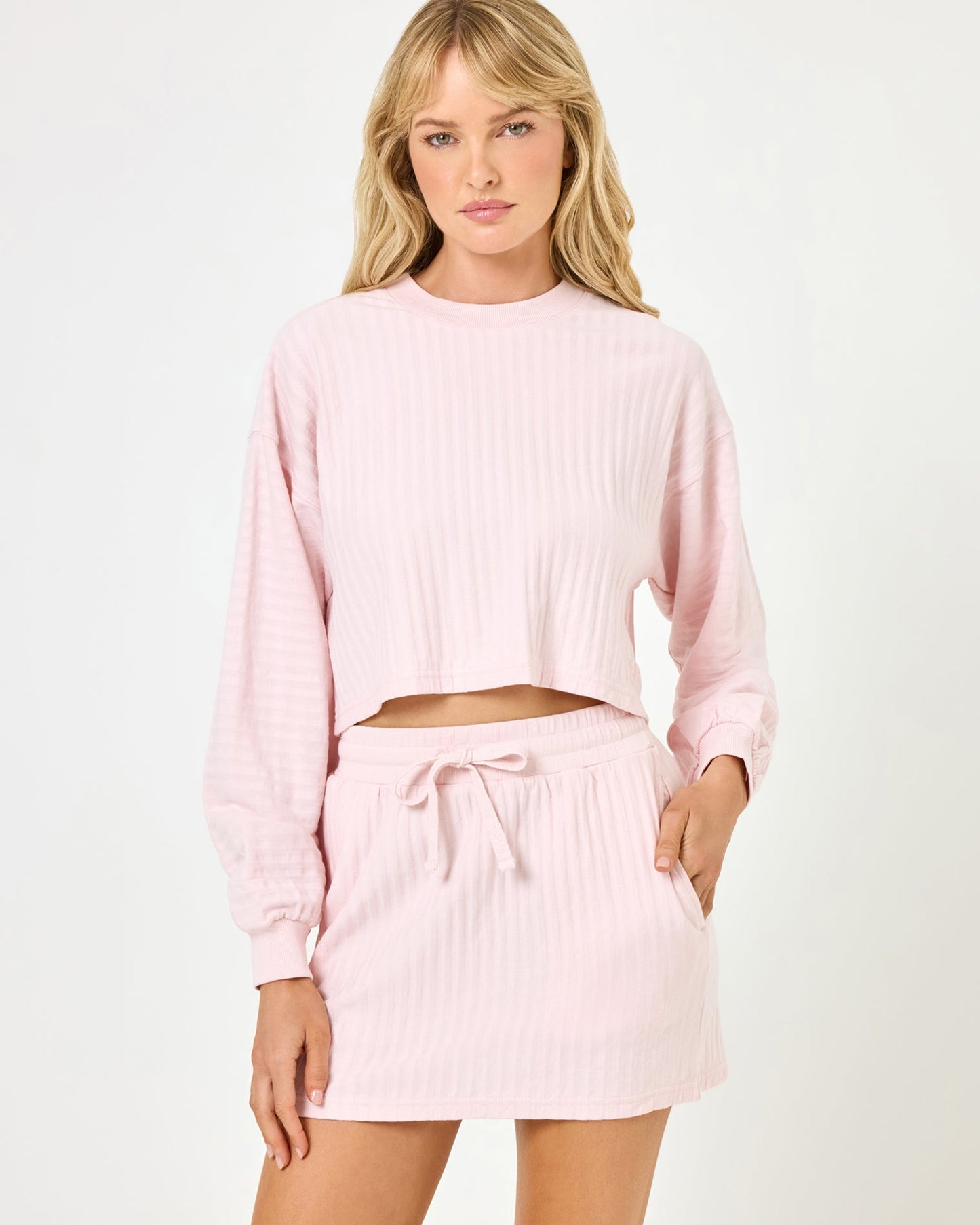 Half Court Skirt - Petal | LSPACE | Evolve Fit Wear