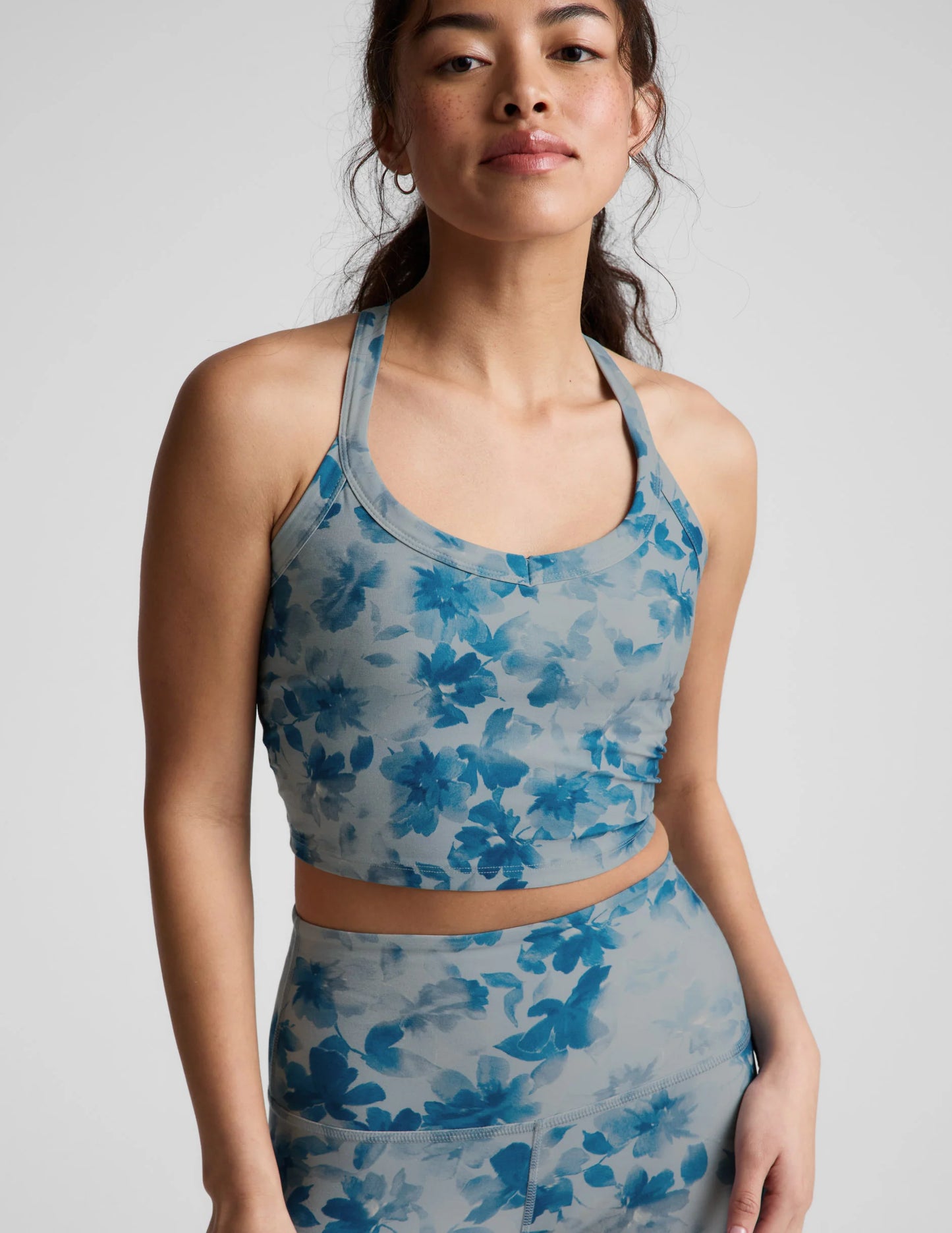 SoftMark On the Up Cropped Tank Top - Daydream Meadow