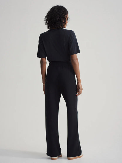 Wide Leg Pants 30 - Black | High-waisted