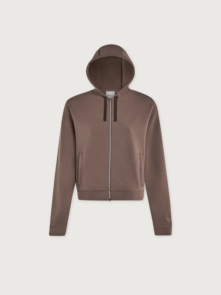 Jorgie Relaxed Fit Full Zip Hoodie - Coffee Quartz