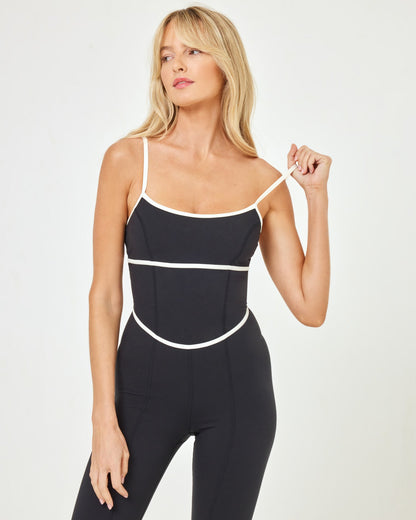 Ace Jumpsuit - Black/Cream | LSPACE | Evolve Fit Wear