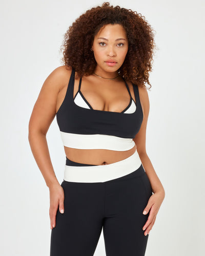 Full Force Bra - Black-Cream