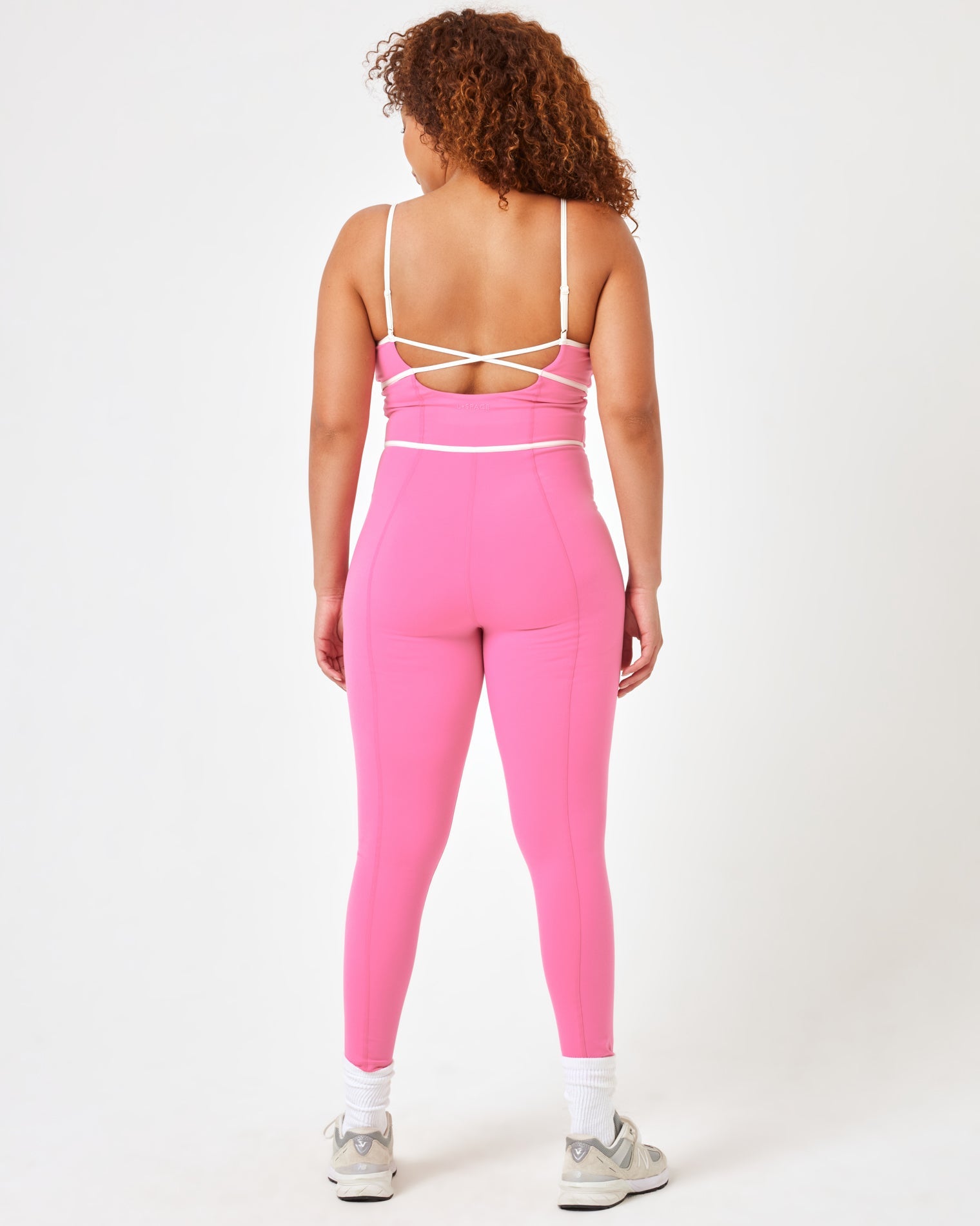 Ace Jumpsuit - Taffy/Cream | LSPACE | Evolve Fit Wear