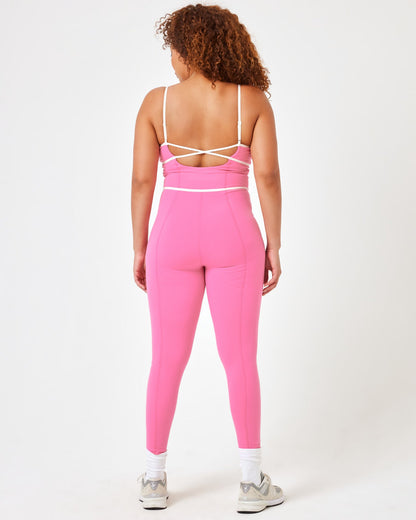 Ace Jumpsuit - Taffy/Cream | LSPACE | Evolve Fit Wear