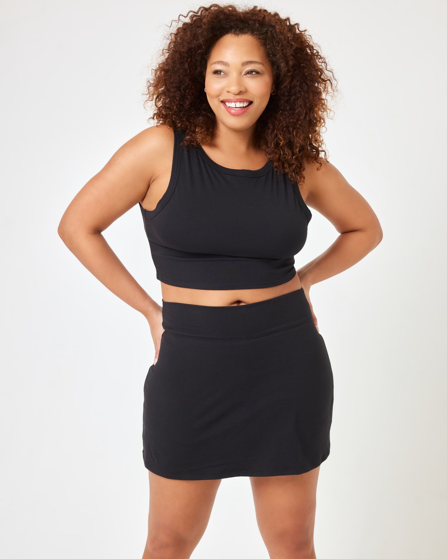 Nolan Top - Black | LSPACE | Evolve Fit Wear