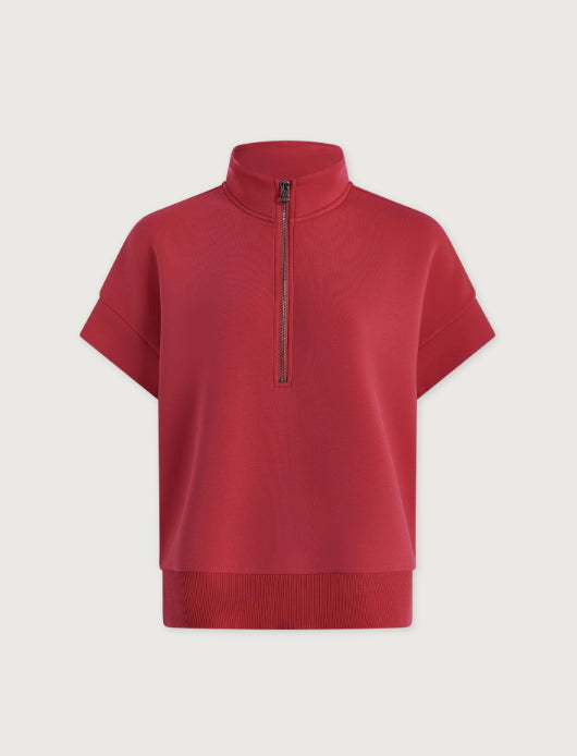 Ritchie Sporty Short Sleeve Sweatshirt - Rich Raspberry
