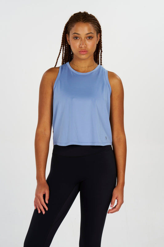 ALRN CROP MESH SINGLET