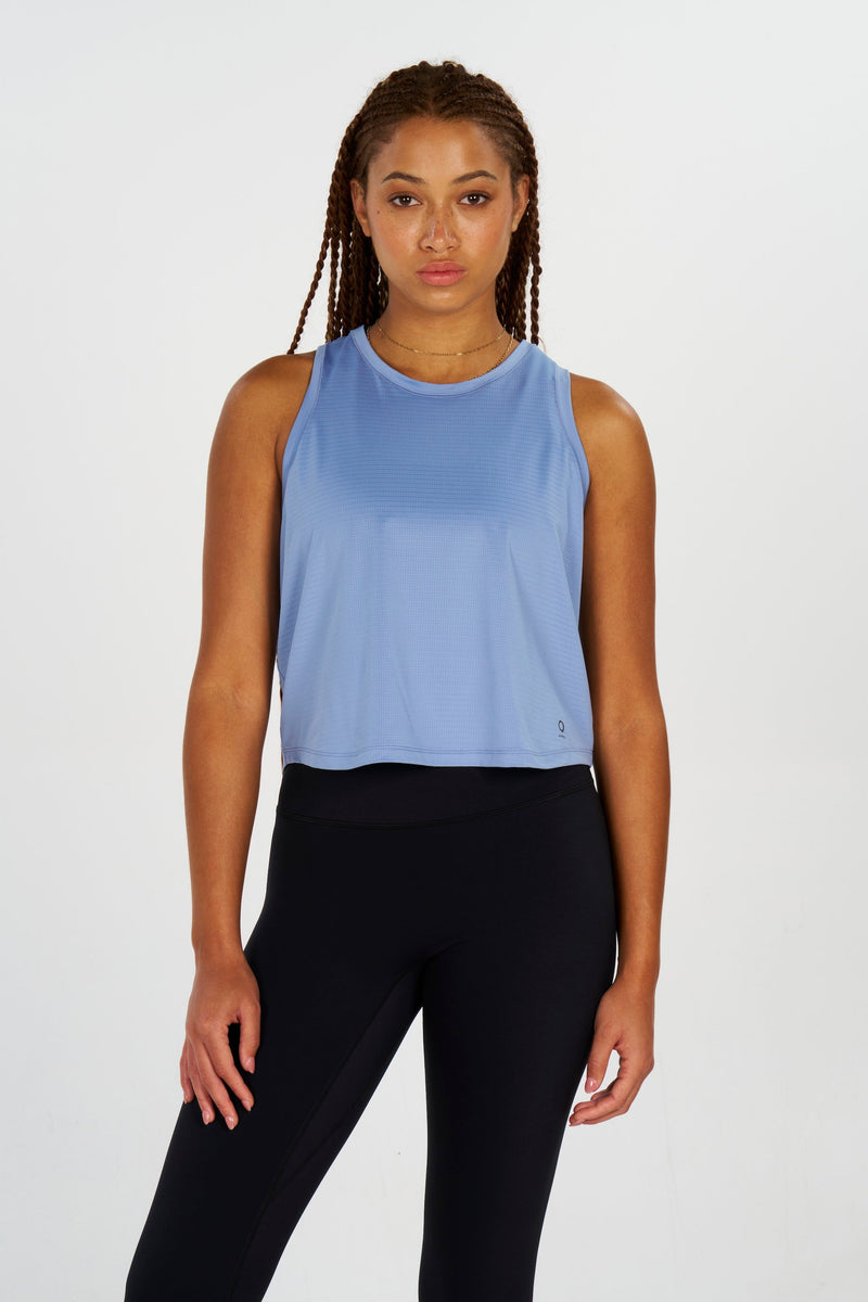 ALWRLD ALRN CROP MESH SINGLET