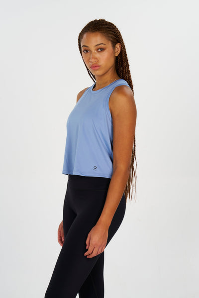 ALWRLD ALRN CROP MESH SINGLET