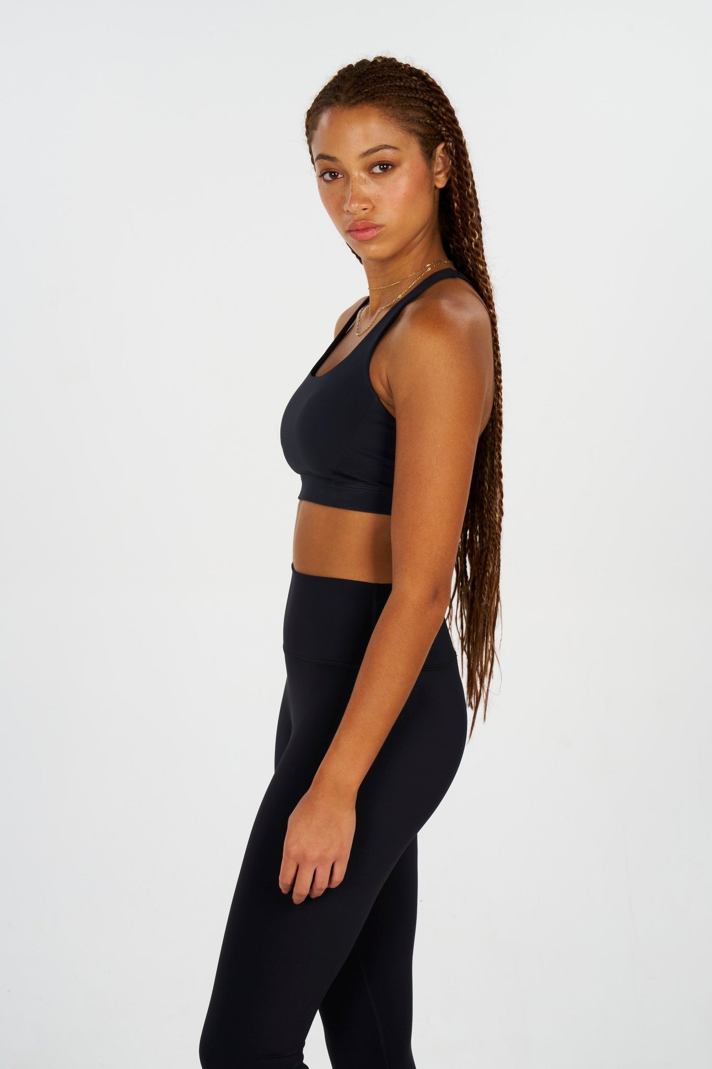 ALRN MID SUPPORT CROSSBACK BRA