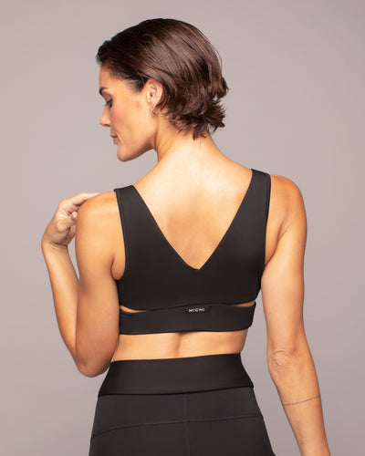 Ascent Wrap Bra - Black