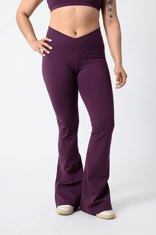 Anywhere Flare - Mulberry | Yoga Democracy | Evolve Fit Wear