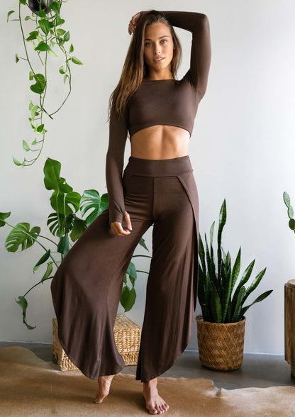 Bhakti Pant - Espresso | Jala | Evolve Fit Wear