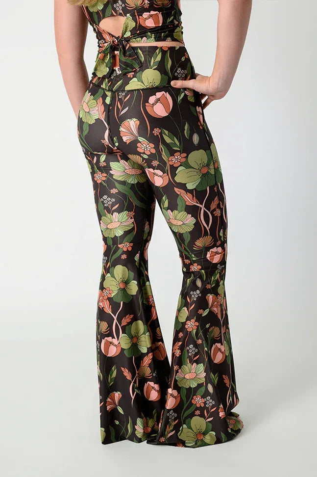 BellBottoms2.0inBotanicalGardenback - Evolve Fit Wear - BellBottoms2.0inBotanicalGardenback