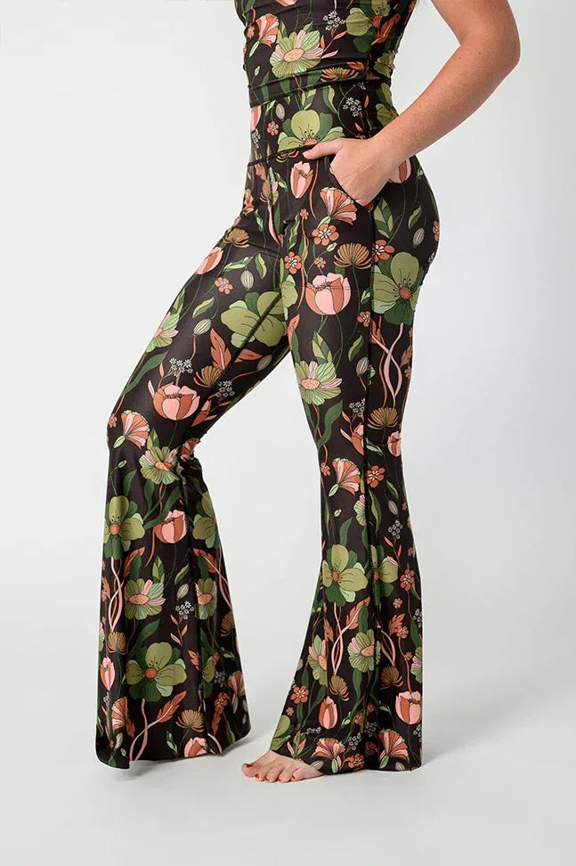BellBottoms2.0inBotanicalGardenside - Evolve Fit Wear - BellBottoms2.0inBotanicalGardenside
