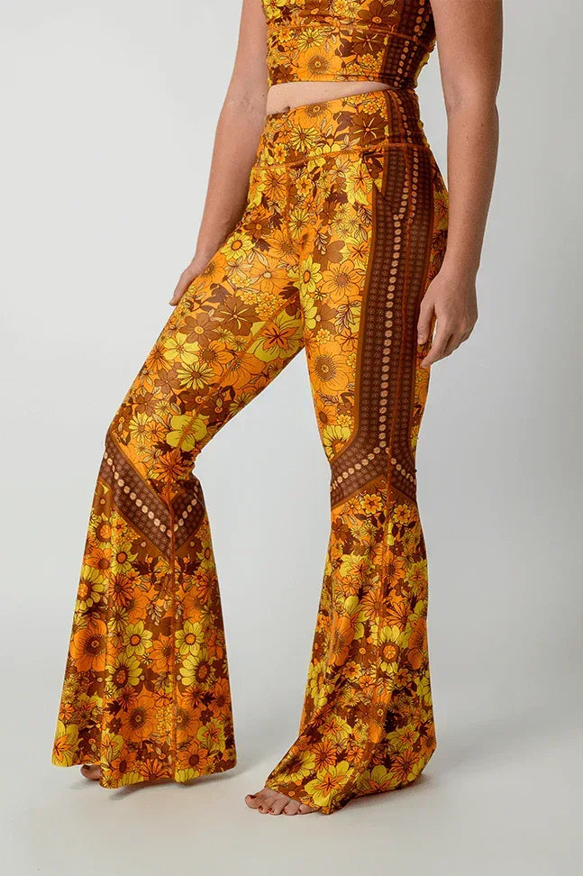 Bell_Bottoms_2.0_in_Flower_Power - Evolve Fit Wear - Bell_Bottoms_2.0_in_Flower_Power