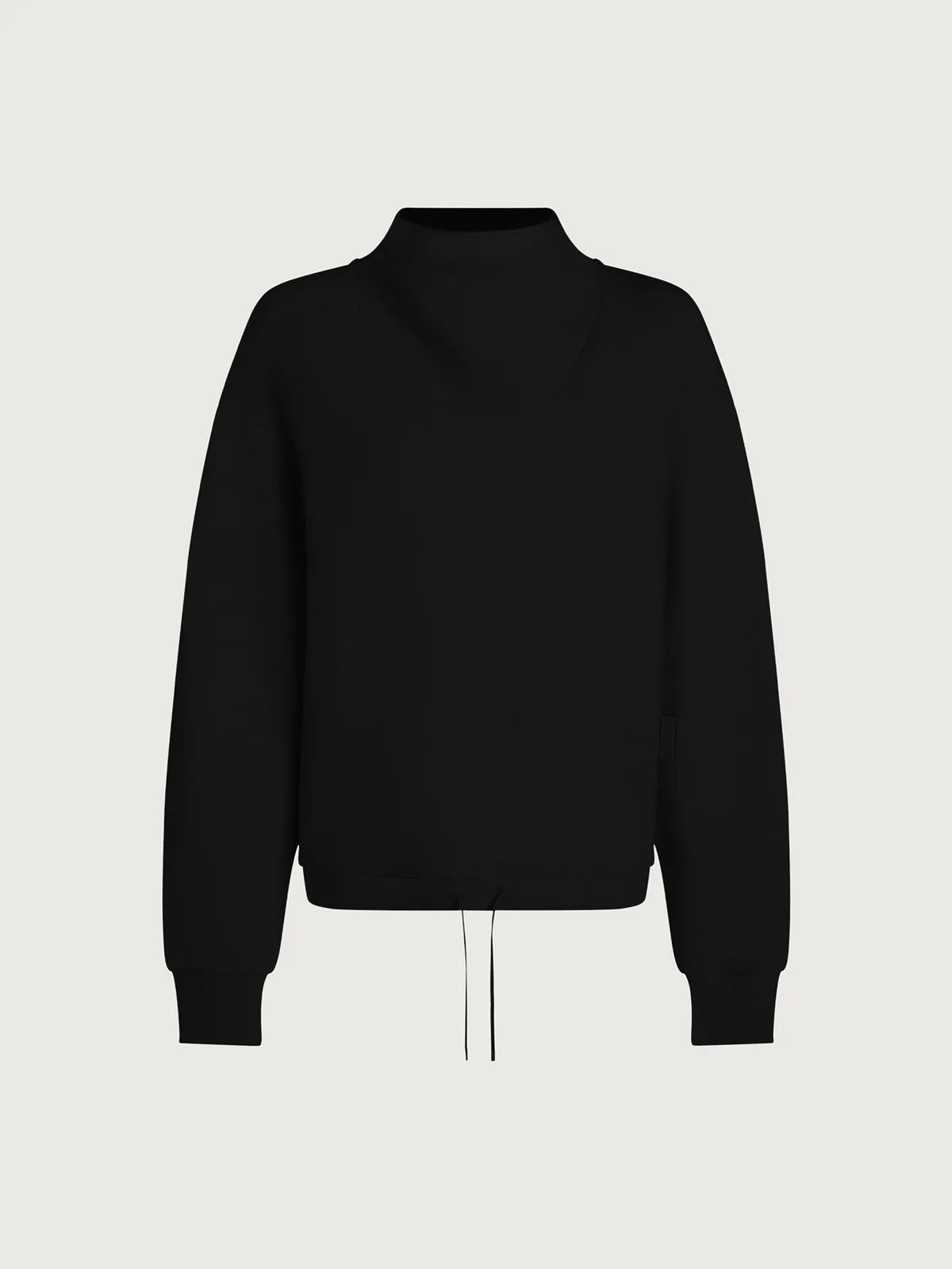 Betsy Lightweight Oversized Sweatshirt - Black | Evolve Fit Wear