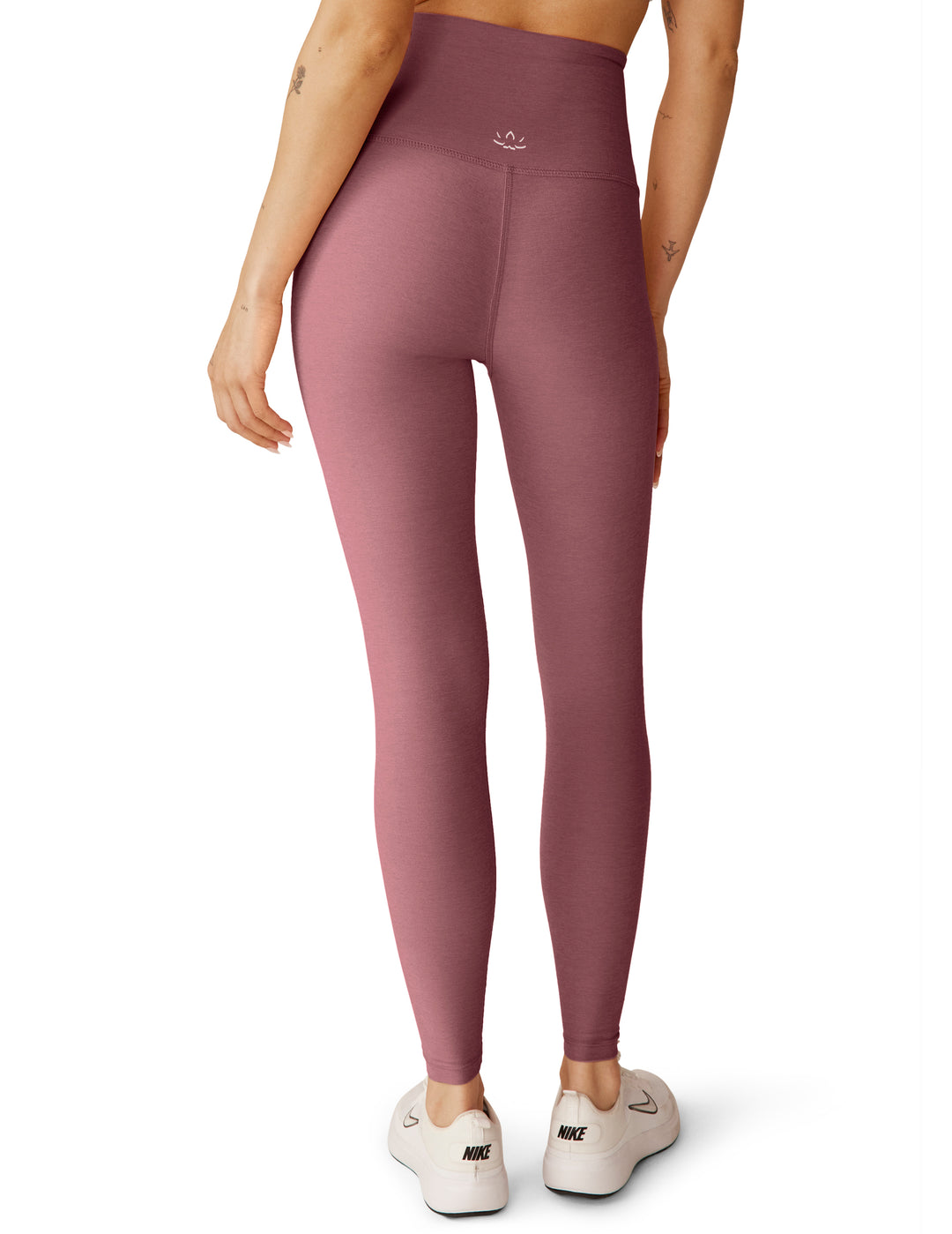 Beyond Yoga Spacedye Caught in The Midi High Waisted Legging Warm Clay Heather L