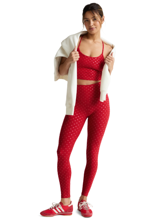 Beyond Yoga Slim Racerback Crop Top - Red | Evolve Fit Wear