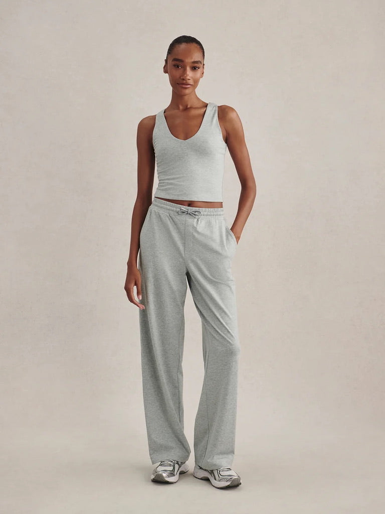 Motion Easy Wide Leg Joggers - Blue Green Marl
