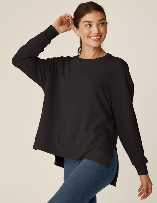 Beyond Yoga Off Duty Pullover – Black | Beyond Yoga | Evolve Fit Wear