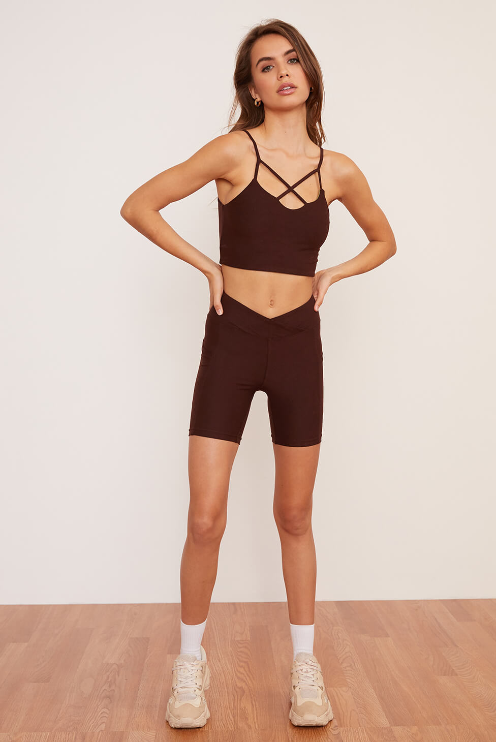 Chai Midi Bike Short | Wolven | Evolve Fit Wear