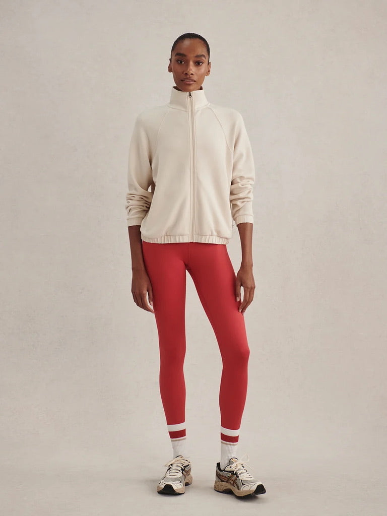 Magda Full Zip Relaxed Fit Sweatshirt - Birch