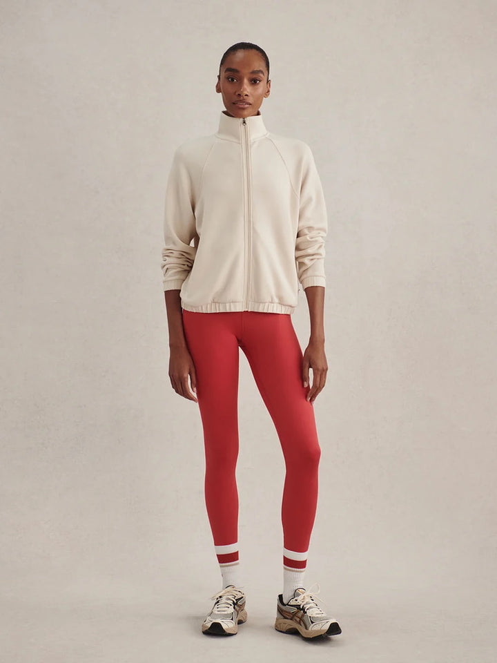 Magda Full Zip Relaxed Fit Sweatshirt - Birch