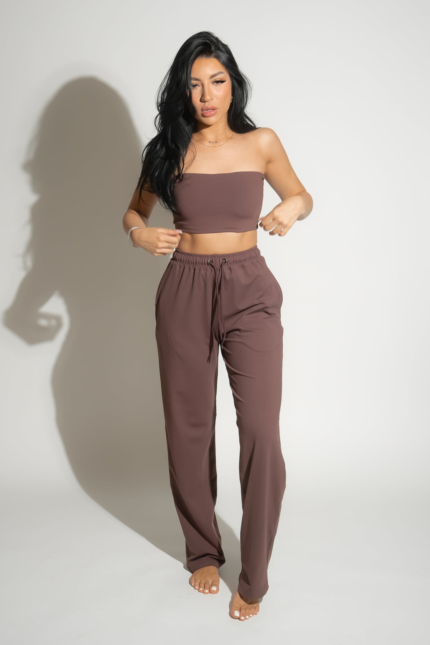 Weekend Trouser - Mahogany | Buttersoft | Evolve Fit Wear